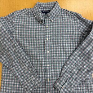 Cremieux Men’s XL Plaid Shirt Long Sleeve Classic Fit Cotton Button Down